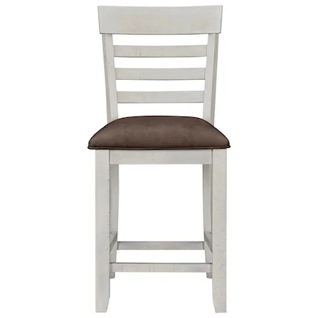 Casual Counter Height Upholstered Bar Stool